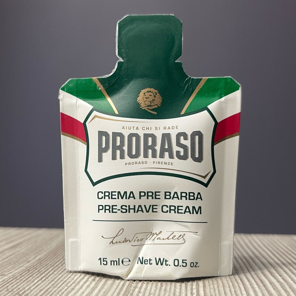 ‼️FREE‼️NEW‼️PRORASO Pre-Shave Cream ⭐️15ml⭐️ - Picture 2 of 3